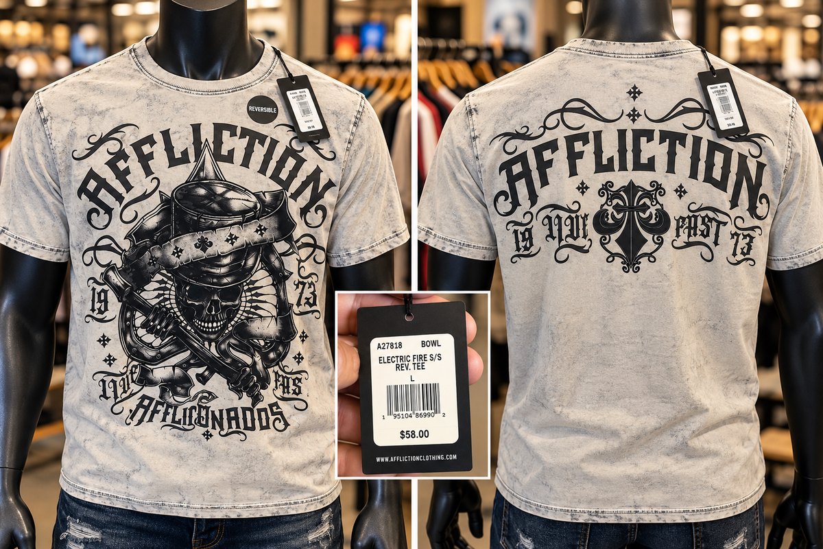 Affliction Gothic Graphic Tee