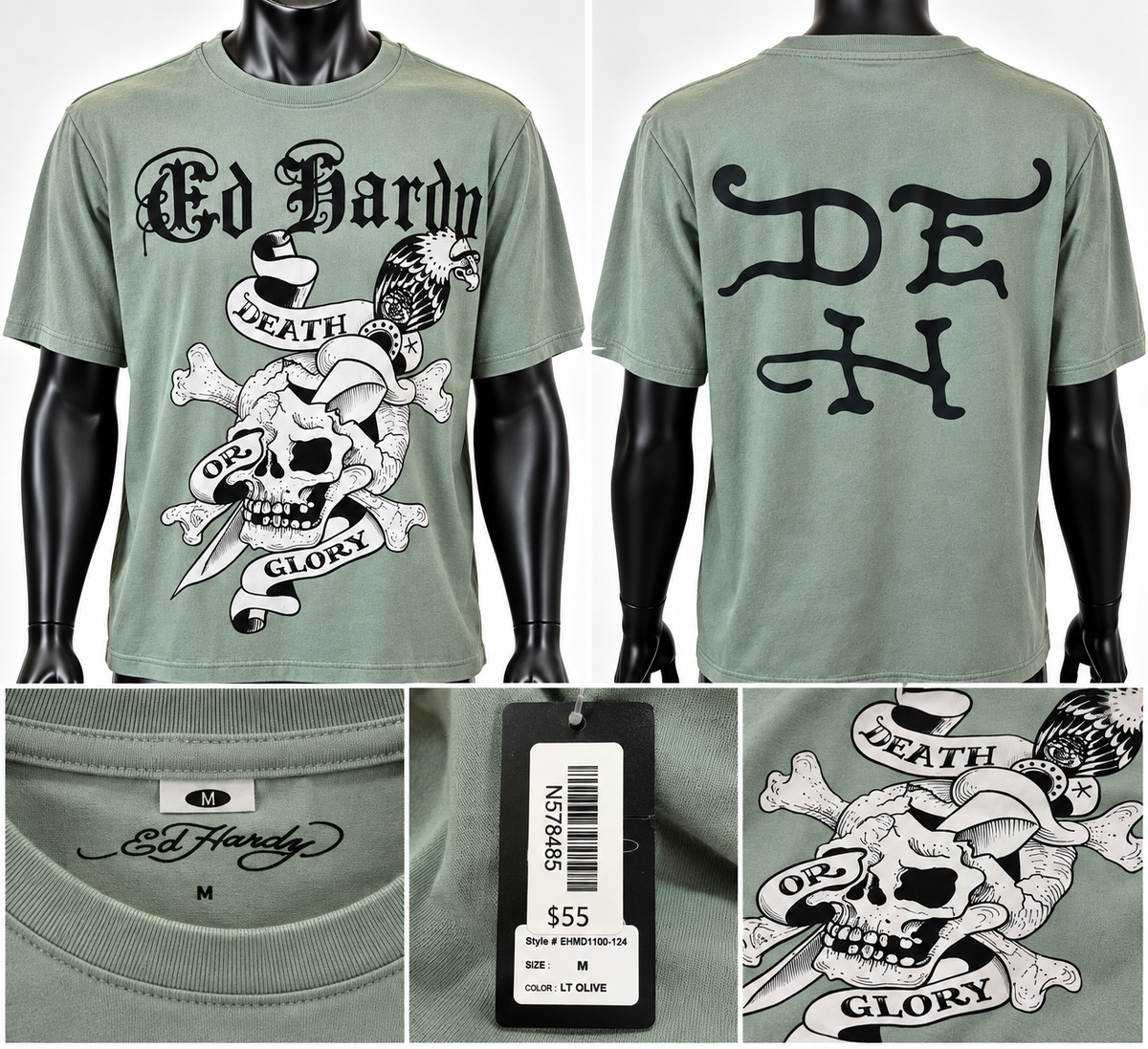 Ed Hardy Death or Glory Tee