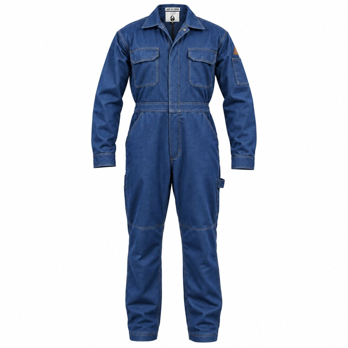 FR Coverall 88/12 – Blue Denim – front view