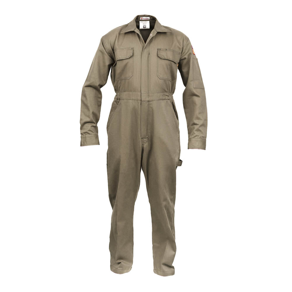 FR Coverall 88/12 – Khaki – front view