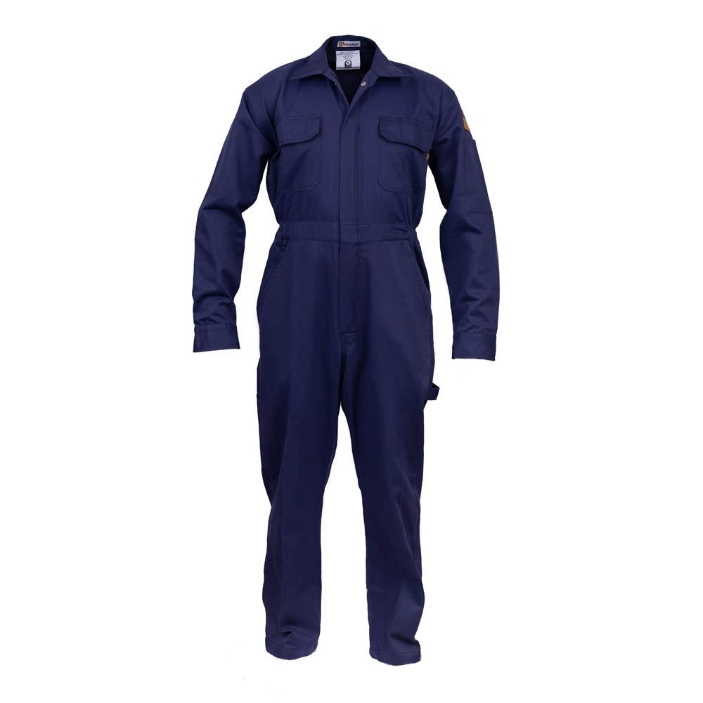 Classic Work Coverall – Navy Blue – front view