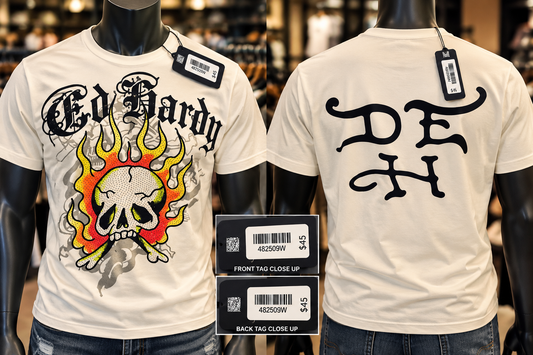 Ed Hard Skull & Flames