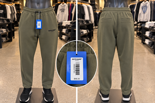 Olive green casual pants