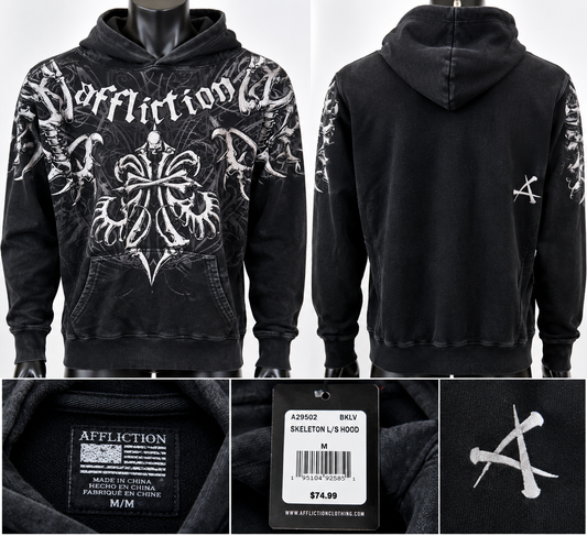 Affliction Skeleton hoodie