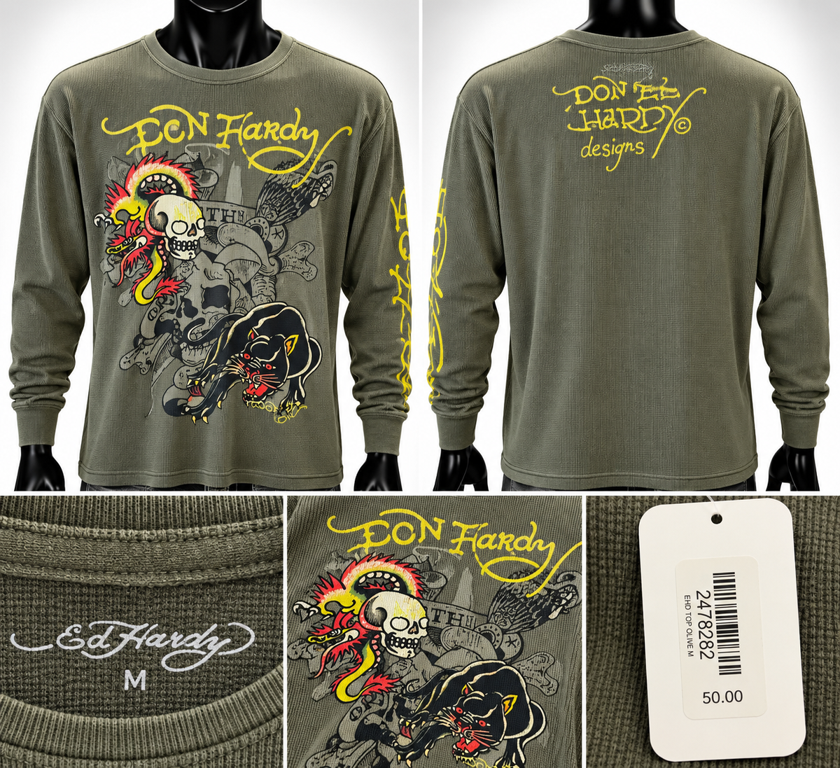 Ed Hardy skull cougar
