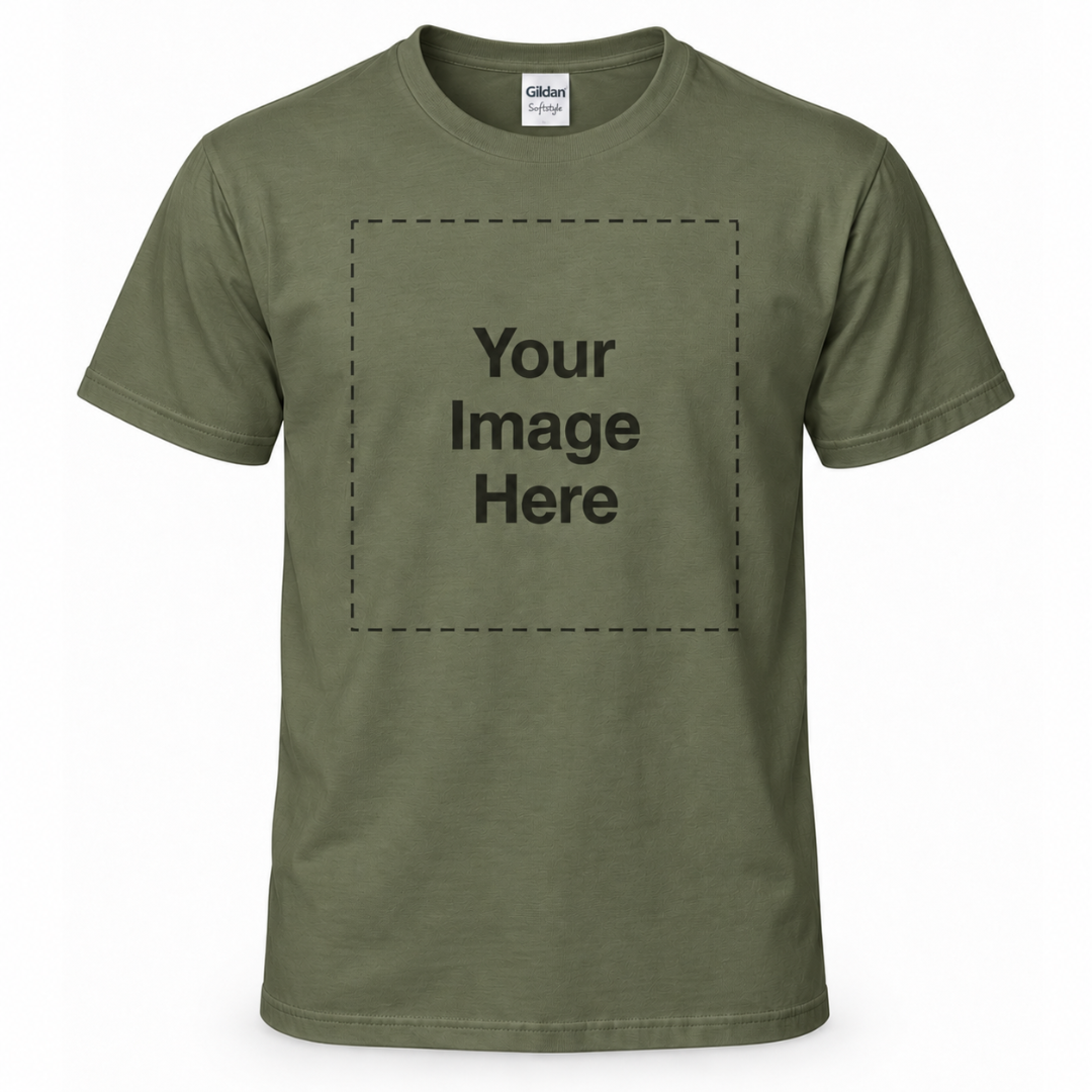 Customizable T-Shirt, Gildan Soft Style - Add your own design!